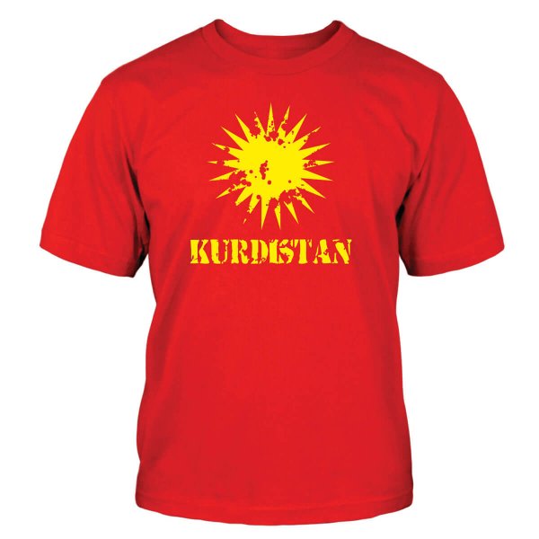 Kurdistan T-Shirt Sonne Shirtblaster