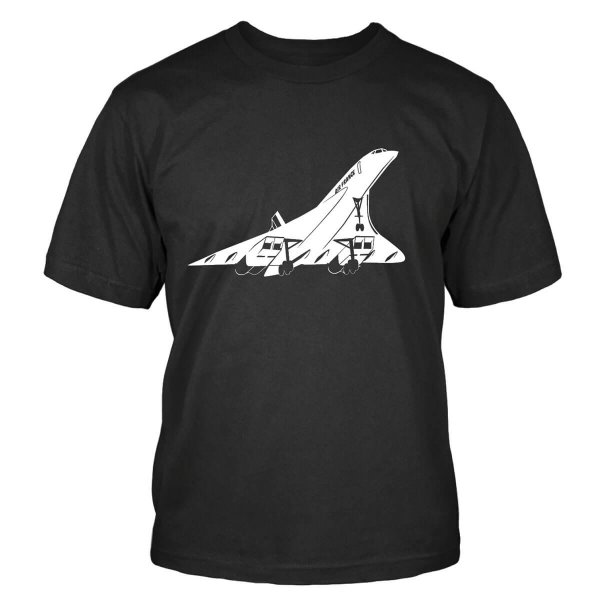 Concorde T-Shirt Flugzeug, Airplane Aircraft Aeroplane Flieger Pilot Air Shirtblaster
