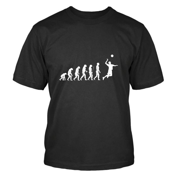 Volleyball Evolution T-Shirt Evolution Volleyball Shirtblaster