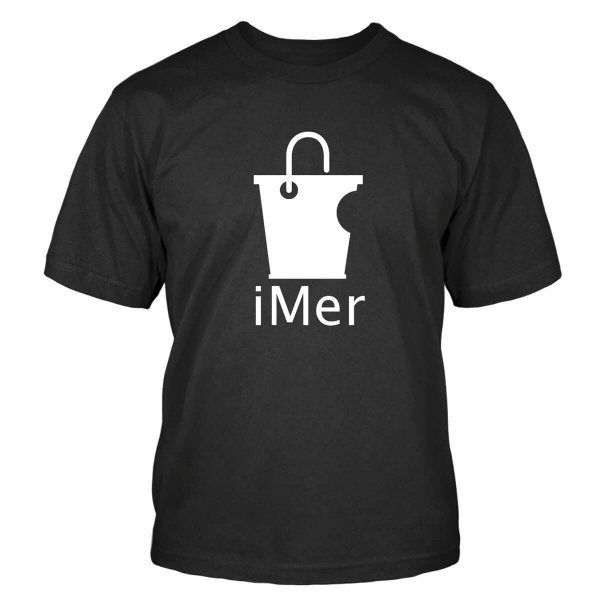 iMer T-Shirt Apple iMer Eimer Joke Shirtblaster