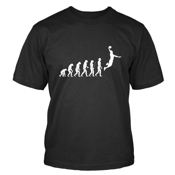 Basketball Evolution T-Shirt Basketball Evolution Ball Shirtblaster