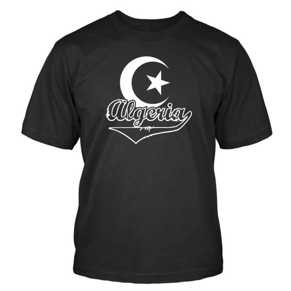 algeria T-Shirt Algerien Afrika Africa Shirtblaster