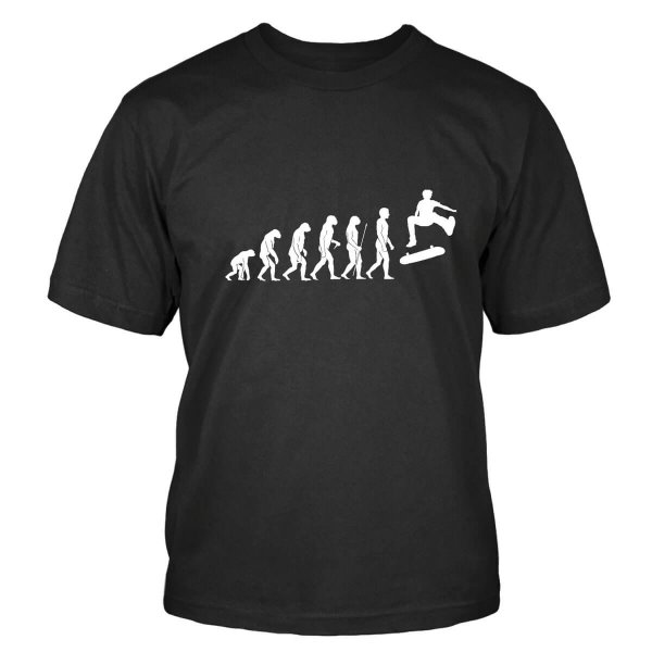 Skateboard Evolution T-Shirt Evolution Skateboard Shirtblaster