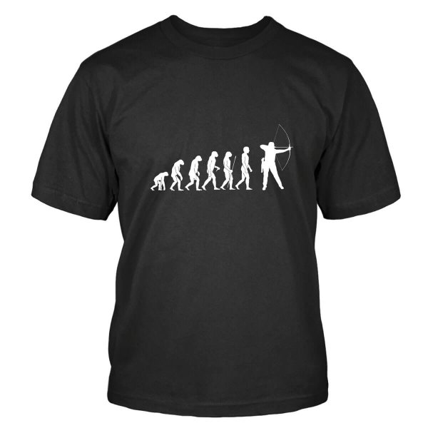 Bogenschütze Evolution T-Shirt Evolution Bogenschütze Shirtblaster