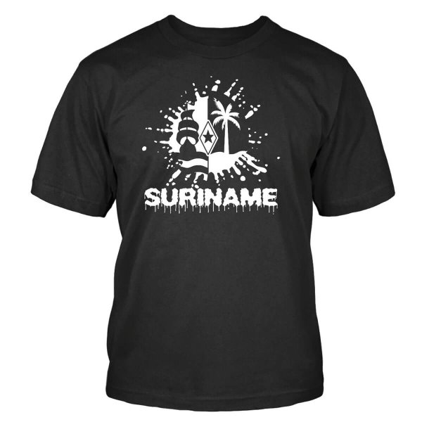 Suriname T-Shirt Wappen Shirtblaster