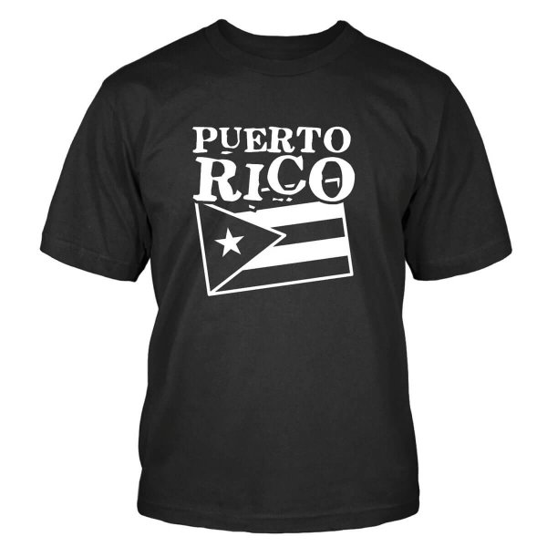 Puerto Rico T-Shirt Flagge San Juan Shirtblaster
