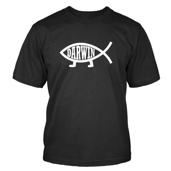 Darwin Fisch T-Shirt Darwin Fisch Shirtblaster