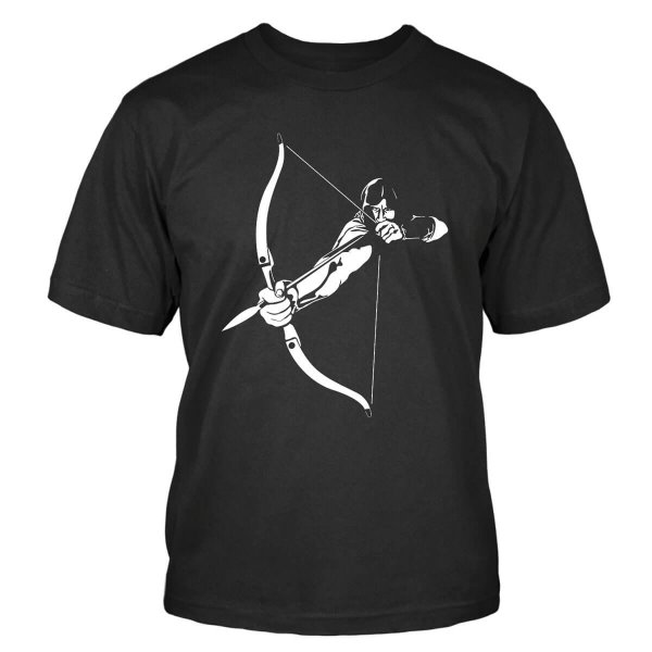 Arrow T-Shirt Bogenschütze Bogen Pfeil Shirtblaster