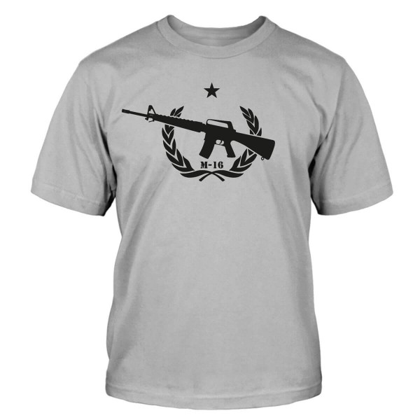 M-16 T-Shirt Waffe Shirtblaster