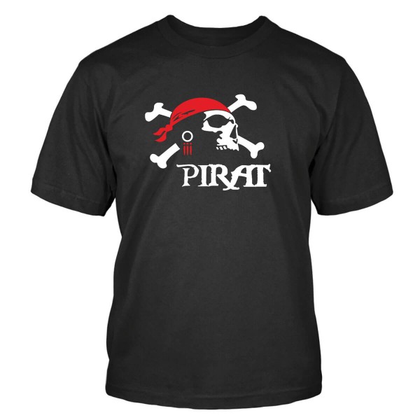 Pirat T-Shirt Beer Pirate Piraten Seeräuber Piraterie Shirtblaster