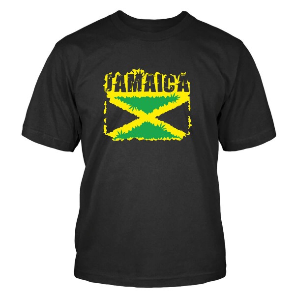 Jamaica T-Shirt Flagge Shirtblaster