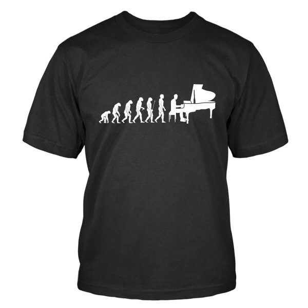 Pianist Evolution T-Shirt Evolution Pianist Shirtblaster