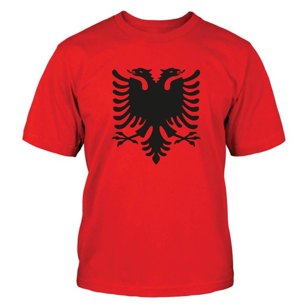 Albanien T-Shirt Albania Adler Tirana Shqipëria Shirtblaster