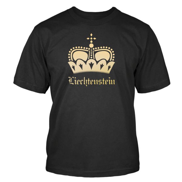 Liechtenstein T-Shirt Krone Vaduz Shirtblaster