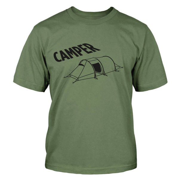 Camper T-Shirt camping zelt outdoor Shirtblaster