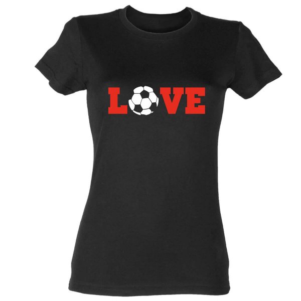 Love Fußball Damen T-Shirt