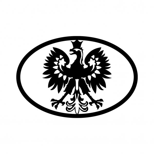 Polen Adler Aufkleber Autoaufkleber Sticker 15cm x 10cm