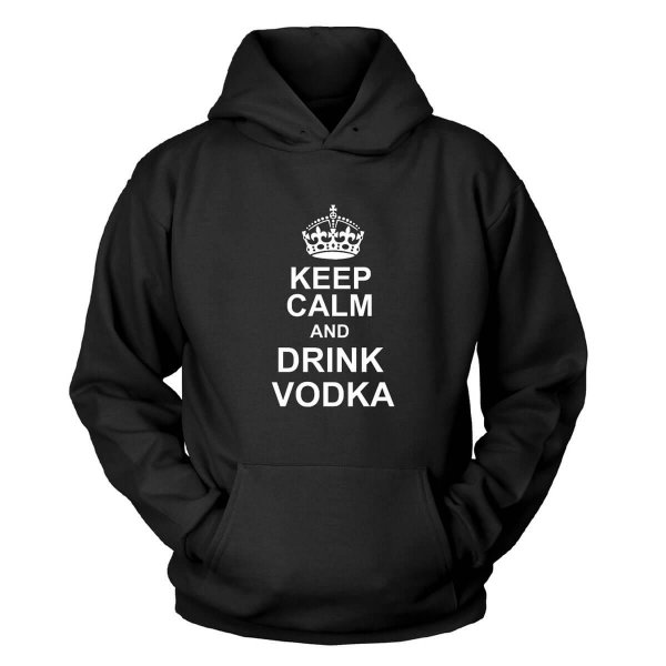 Keep Calm and drink vodka Kapuzenpullover