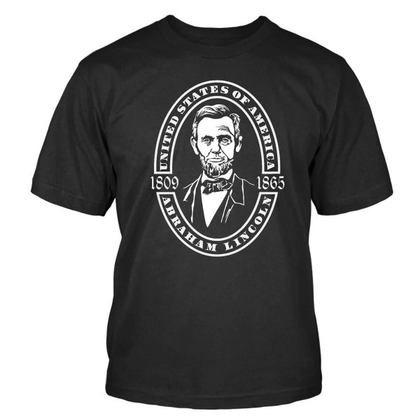 Abraham Lincoln T-Shirt Amerika Präsident Shirtblaster
