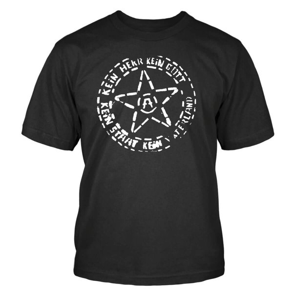 Antifa T-Shirt Anarchie Anarchy Shirtblaster