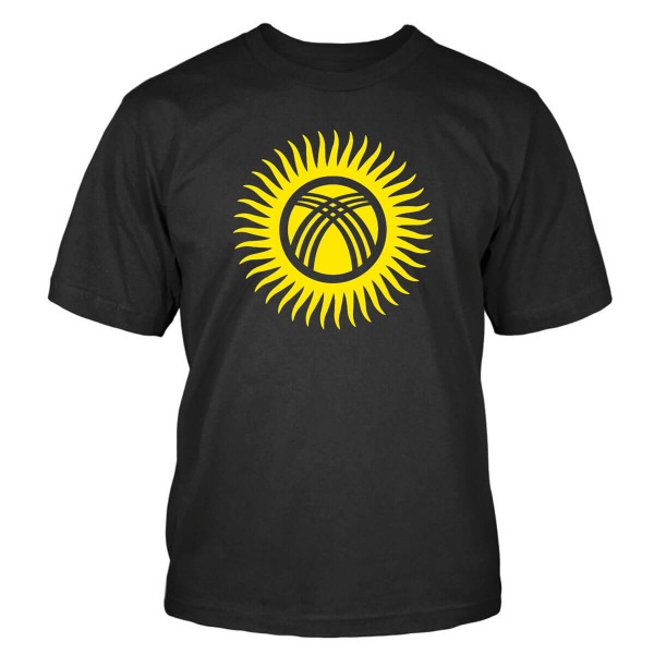 Kirgistan T-Shirt Kirgisien Sonne Flagge Bischkek Kirgisistan Shirtblaster
